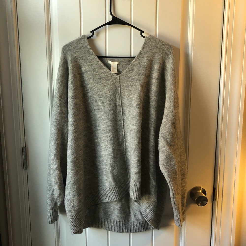 H&M V Neck Oversized Sweater
